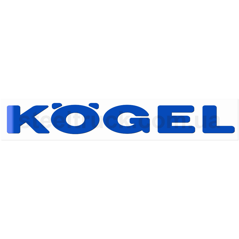 Наклейка декоративная KOGEL синяя 300*40мм
