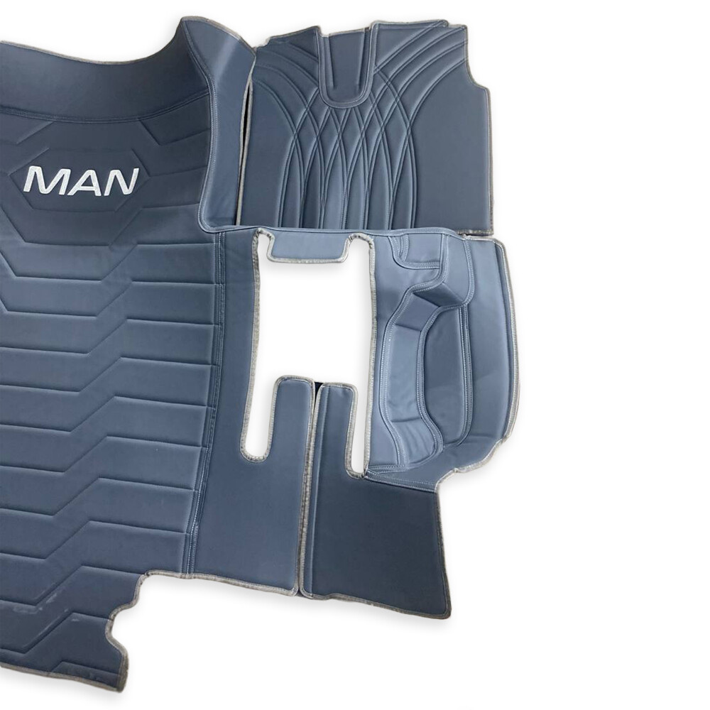 Килимок 3D Екошкіра MAN TGA XXL 2000-2011; АКПП, МКПП сірий Килимок 3D Екошкіра MAN TGA XXL 2000-2011; АКПП, МКПП сірий