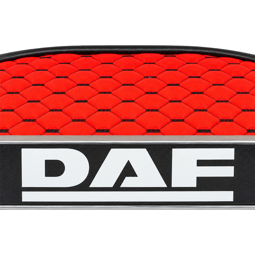 Полиця кабіни довга DAF 95 червона\ST- Екошкіра стежка\