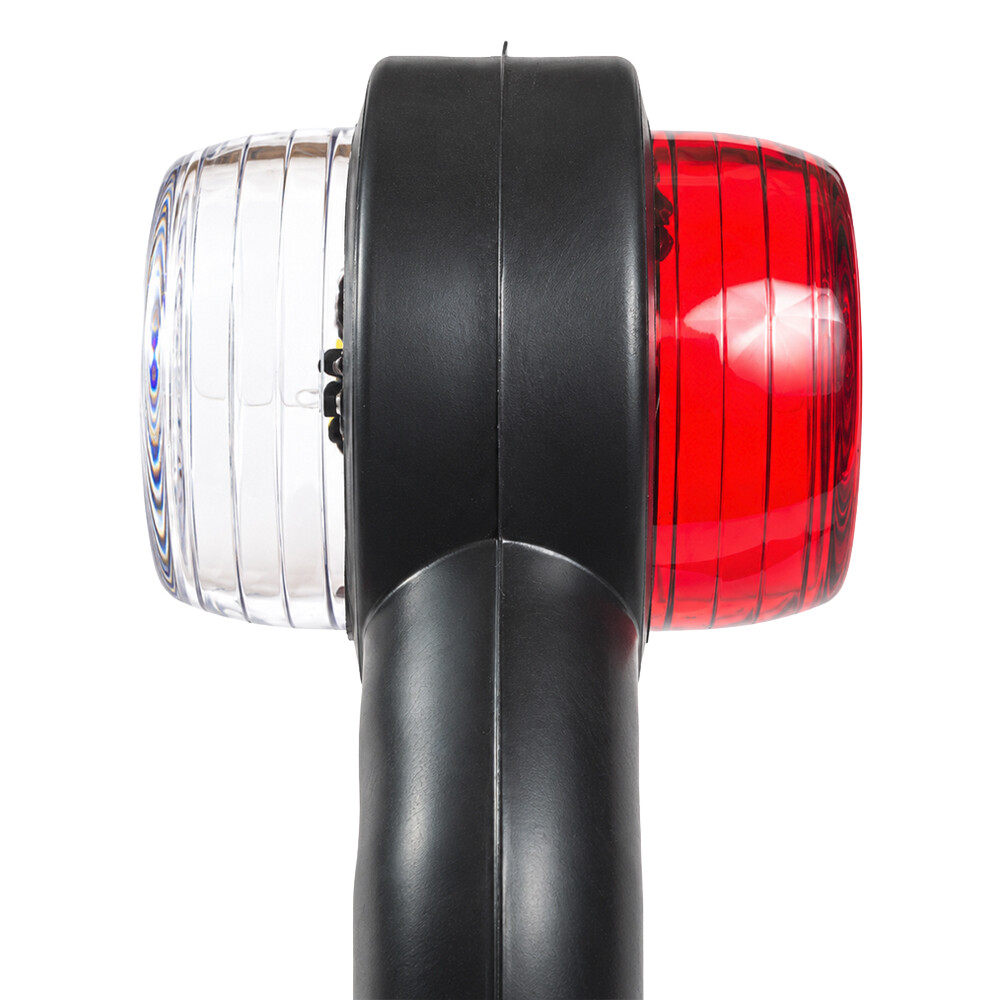 Ліхтар габаритний ріг LED кривий 16 см TERMO