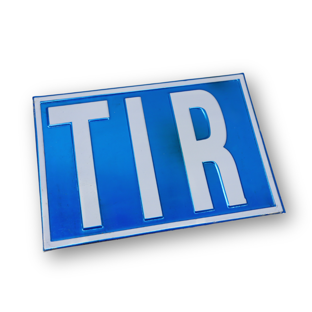Табличка "ТIR" алюминий 240*340