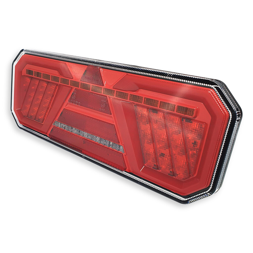 Ліхтар задній FERZE 350х131х35 \прав.\ біг.указ.повороту, каб.