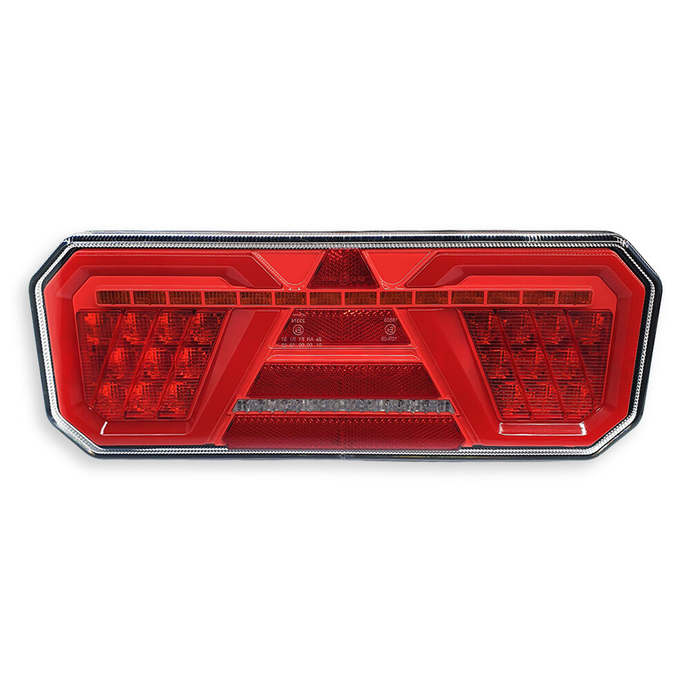 Ліхтар задній FERZE 350х131х35 \прав.\ біг.указ.повороту, каб.