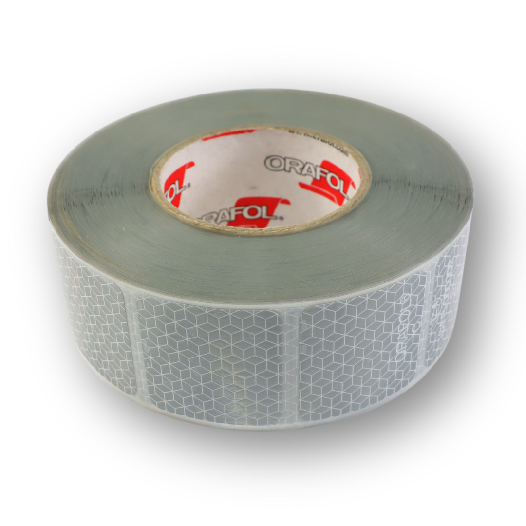 Лента светоотражаящая для тента Orafol, белая Лента светоотражаящая для тента Orafol, белая