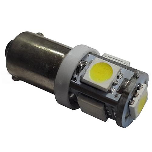 Лампочка LED 24V 4W (5 диодов) мал .цоколь BA9s