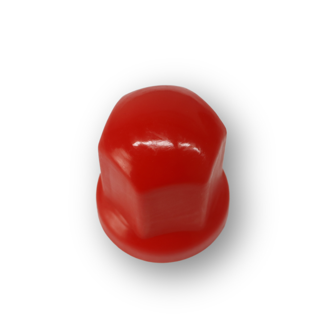 Колпачек на гайку граненый 33*55 красный  ( SteelTruck )