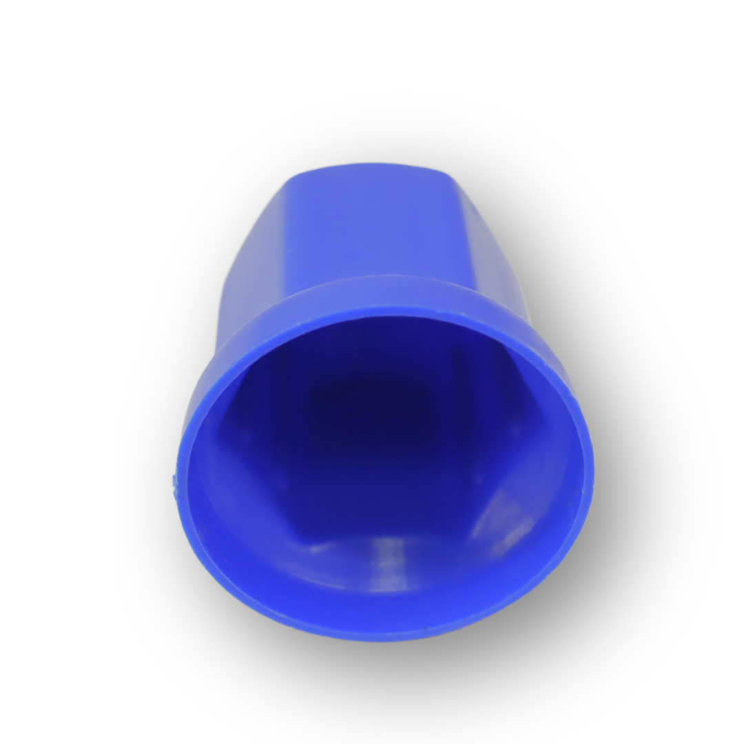 Колпачек на гайку граненый 33*55 синий ( SteelTruck )