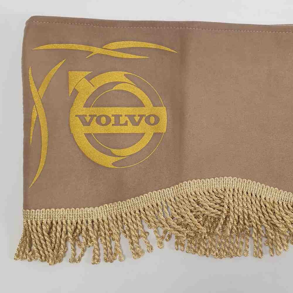 Шторка ВЕЛЮР "Wave" VOLVO лоб + косинки бежева Шторка ВЕЛЮР "Wave" VOLVO лоб + косинки бежева