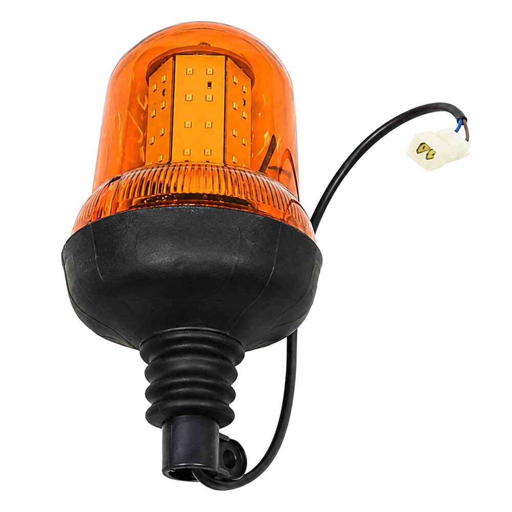 Маячок помаранчевий LED 12-24V з кріпленням на штангу
