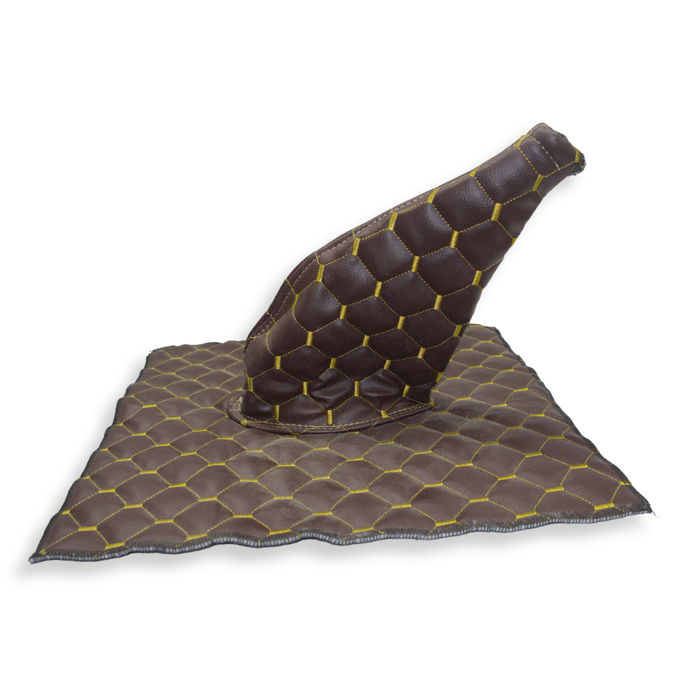 Чохол КПП екошкіра SCANIA коричневий