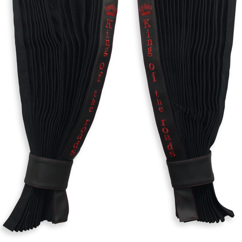 Штори Рогожка "Bow Folds" KING OF THE ROAD нічні чорні, 2х сторонні Штори Рогожка "Bow Folds" KING OF THE ROAD нічні чорні, 2х сторонні