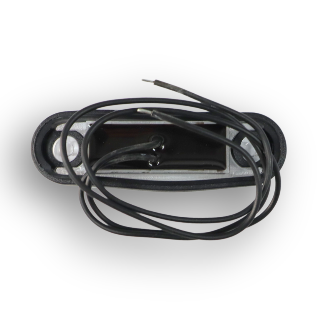 Габаритный фонарь передний LED  белый 12/24V 80*30 HORPOL