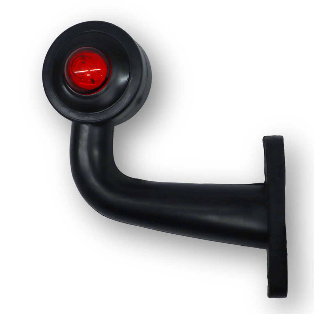 Фонарь габаритный рог LED кривой 16 см \F.PLAS\