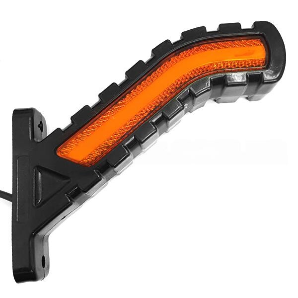 Ліхтар габаритний ріг LED триколірний 15см указ повороту, що біжить \LB\ Ліхтар габаритний ріг LED триколірний 15см указ повороту, що біжить \LB\