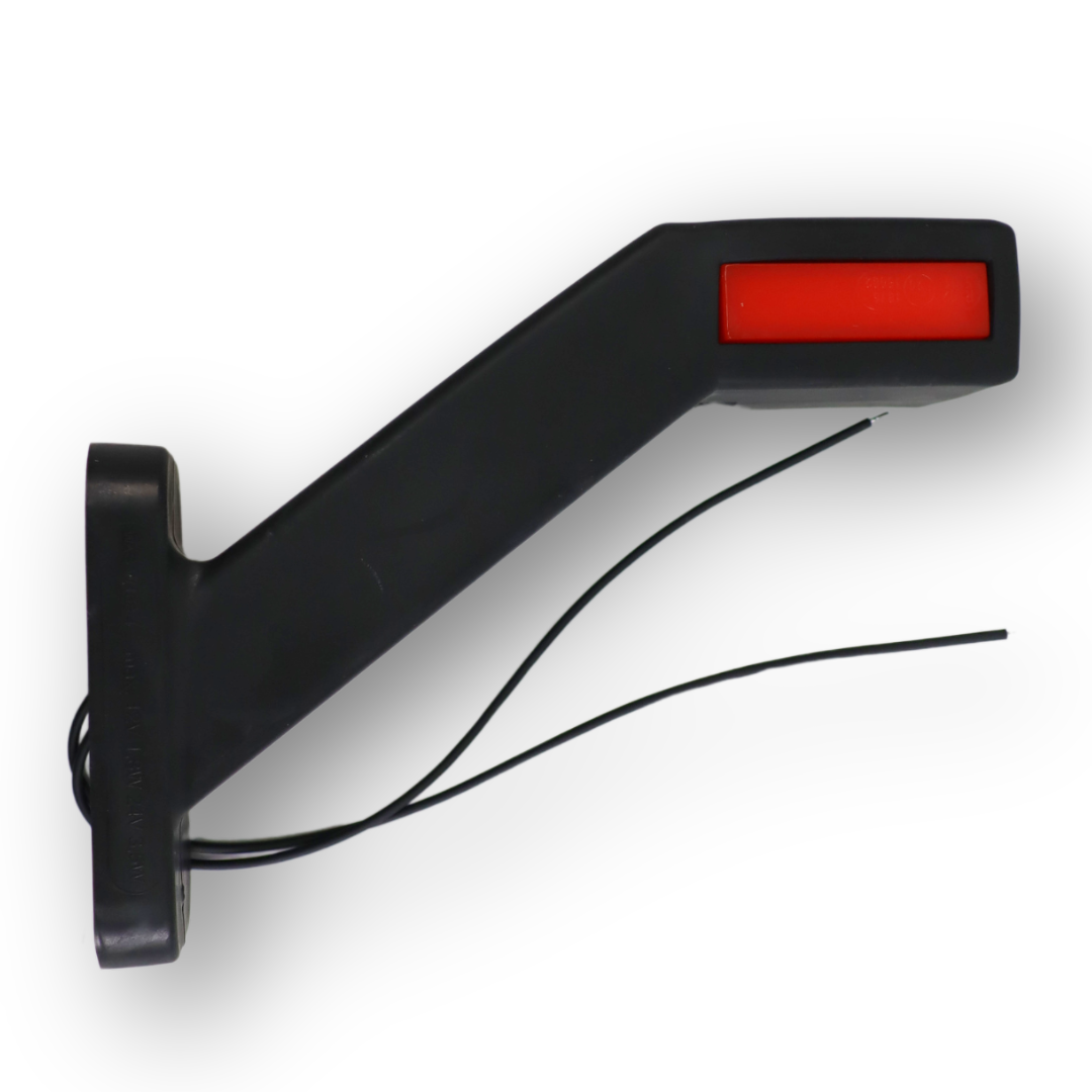 Фонарь габаритный рог LED 12-24 V трехцветный 19см \WAS\ прав. Фонарь габаритный рог LED 12-24 V трехцветный 19см \WAS\ прав.