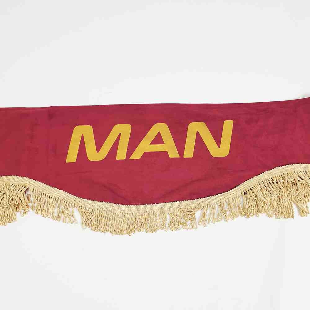 Шторка ВЕЛЮР "Wave" MAN лоб+косынки красная Шторка ВЕЛЮР "Wave" MAN лоб+косынки красная