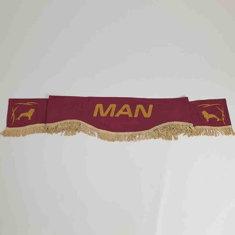 Шторка ВЕЛЮР "Wave" MAN лоб+косынки красная Шторка ВЕЛЮР "Wave" MAN лоб+косынки красная