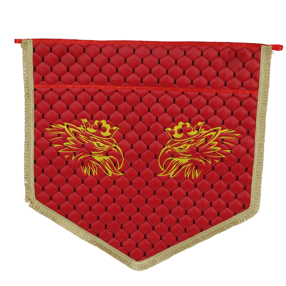 Вымпел экокожа SCANIA красный Вымпел экокожа SCANIA красный