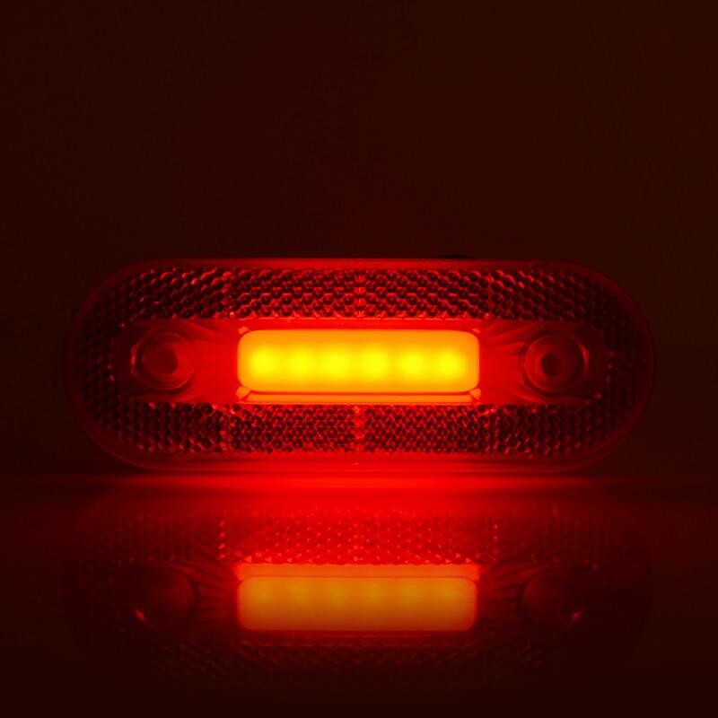 Фонарь габаритный LED 12-24 V  красный.