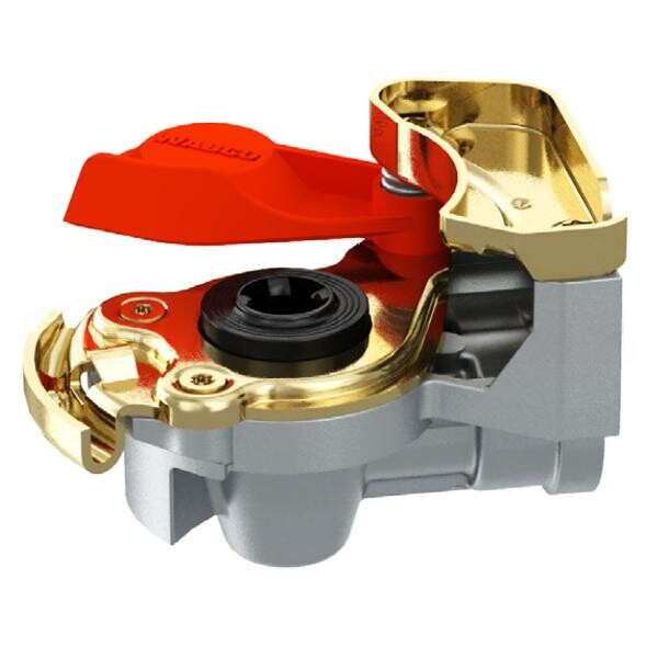 Разъем пневмат. М22 с обратным клапаном (красный)  WABCO
