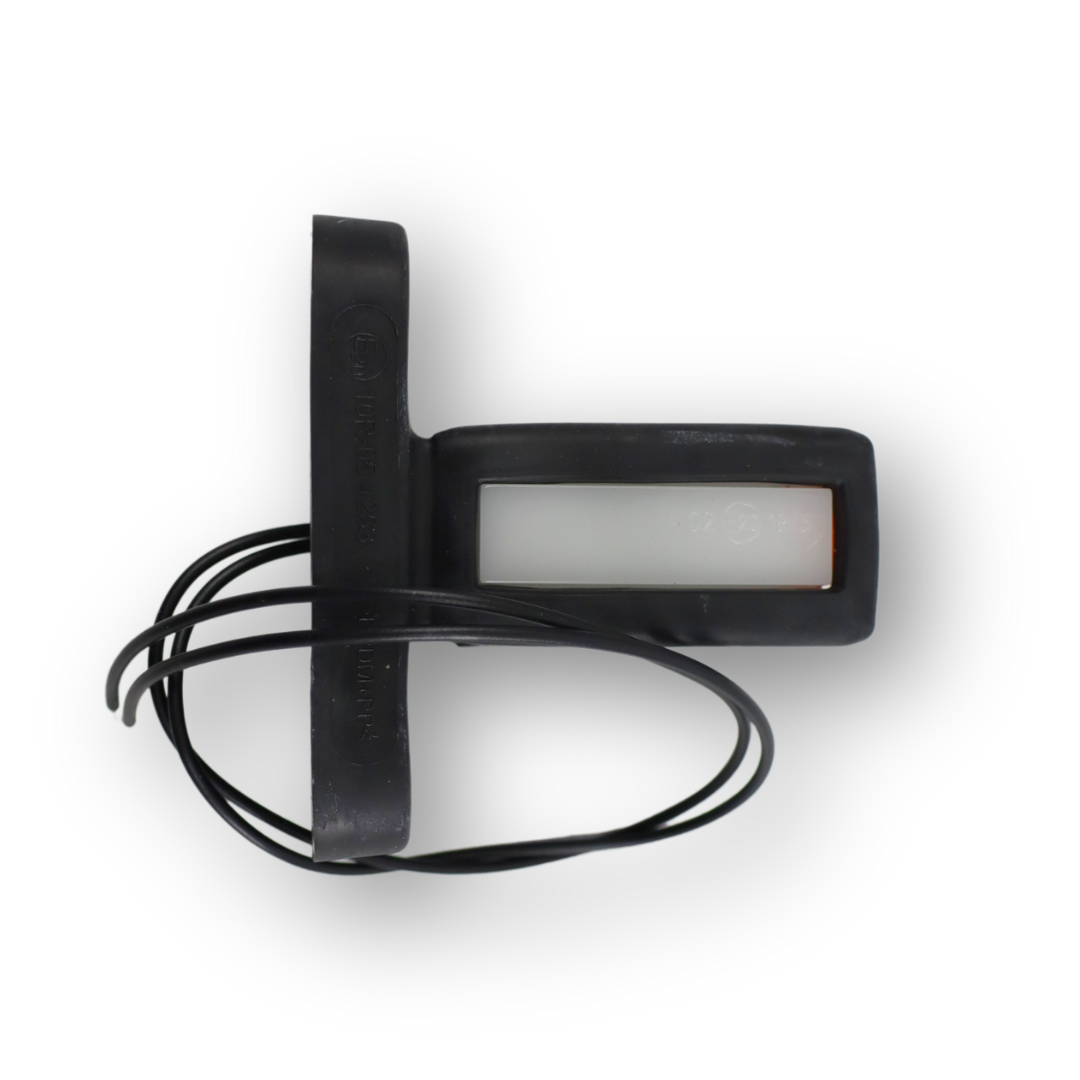 Фонарь габаритный рог LED 12-24 V трехцветный 10см \WAS\ лев-прав. Фонарь габаритный рог LED 12-24 V трехцветный 10см \WAS\ лев-прав.