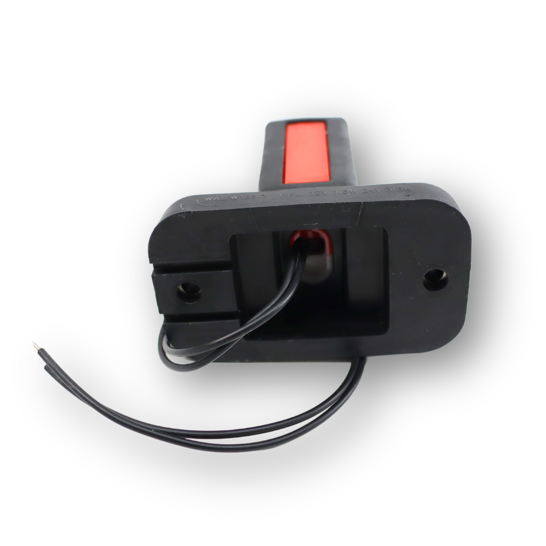 Фонарь габаритный рог LED 12-24 V трехцветный 10см \WAS\ лев-прав. Фонарь габаритный рог LED 12-24 V трехцветный 10см \WAS\ лев-прав.