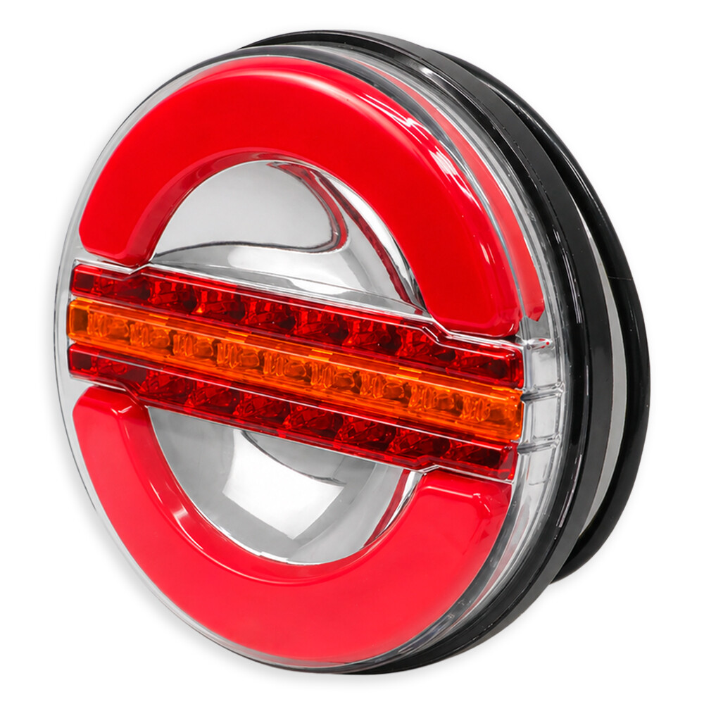 Фонарь задний neon-led 3 функции бегущий указ. пов. Ø 140 мм \ ZERTECH\ Фонарь задний neon-led 3 функции бегущий указ. пов. Ø 140 мм \ ZERTECH\