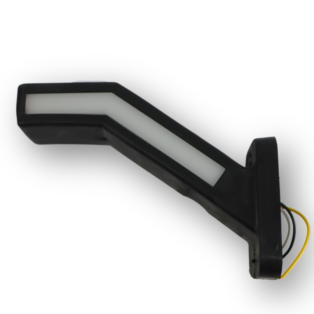 Фонарь габаритный рог LED 12-24 V 19см габарит + бег. указ. повор. \WAS\ прав.