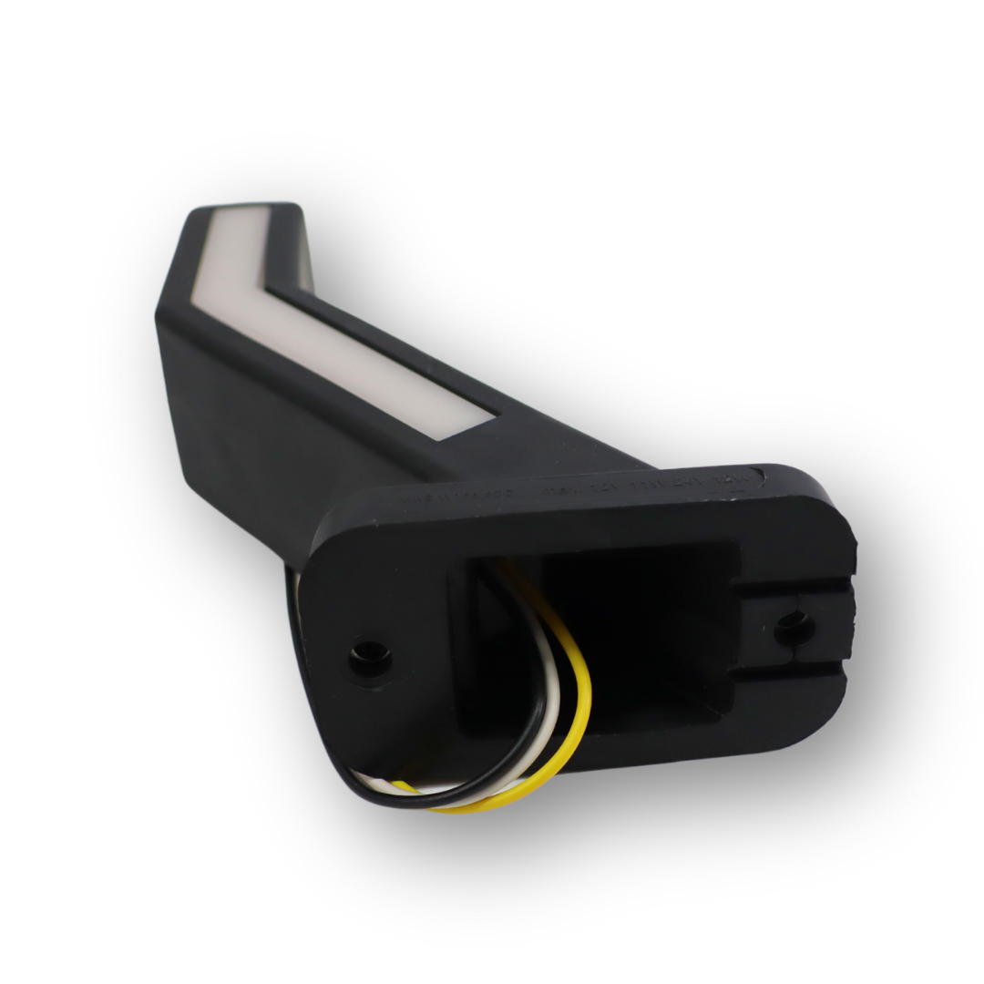 Фонарь габаритный рог LED 12-24 V 19см габарит + бег. указ. повор. \WAS\ прав.