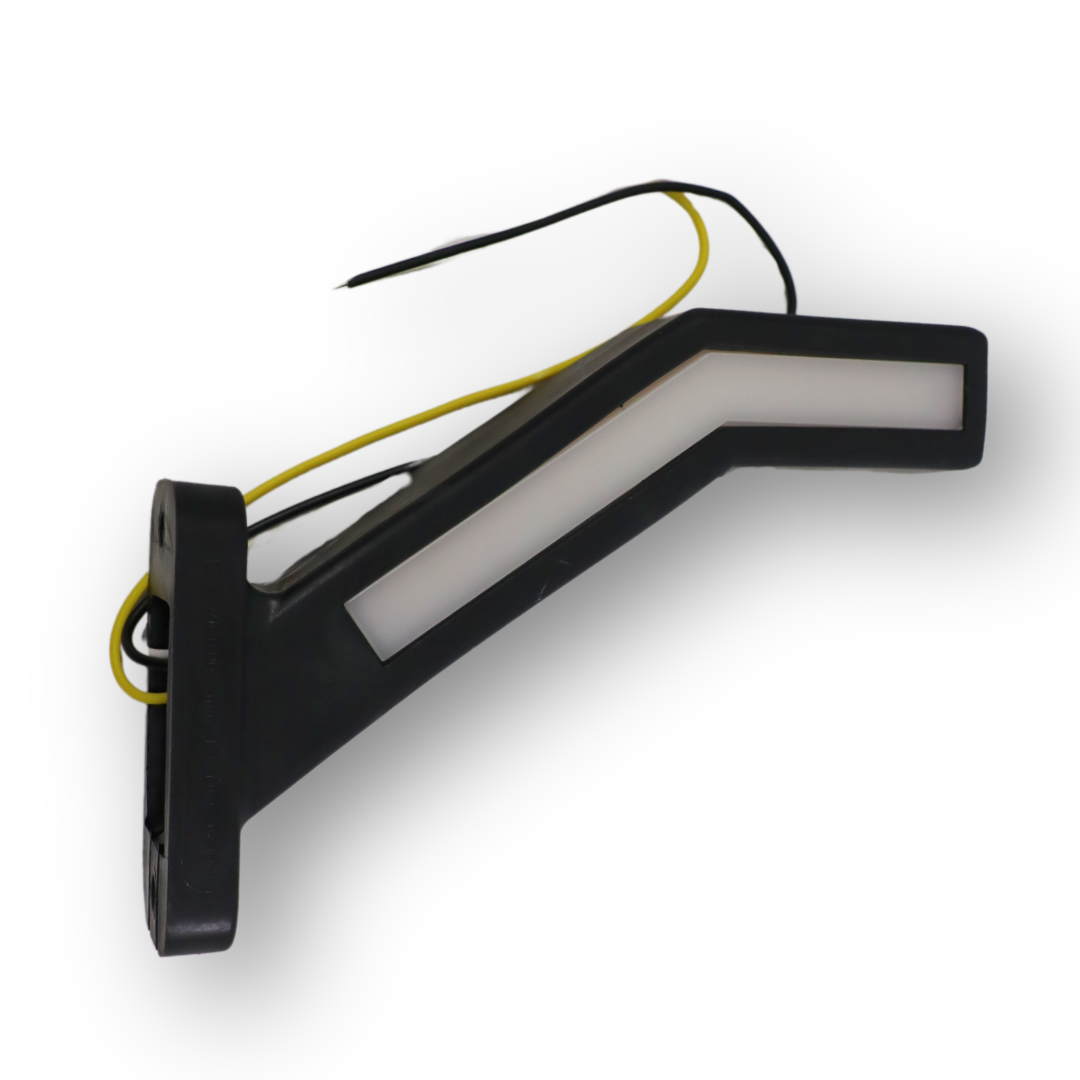 Фонарь габаритный рог LED 12-24 V 19см габарит + указ. повор. \WAS\ прав. Фонарь габаритный рог LED 12-24 V 19см габарит + указ. повор. \WAS\ прав.