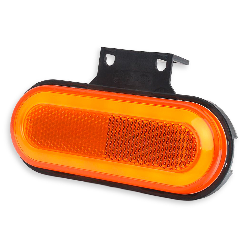 Ліхтар габаритний NEON жовтий 12-24V 124x49 \WAS\