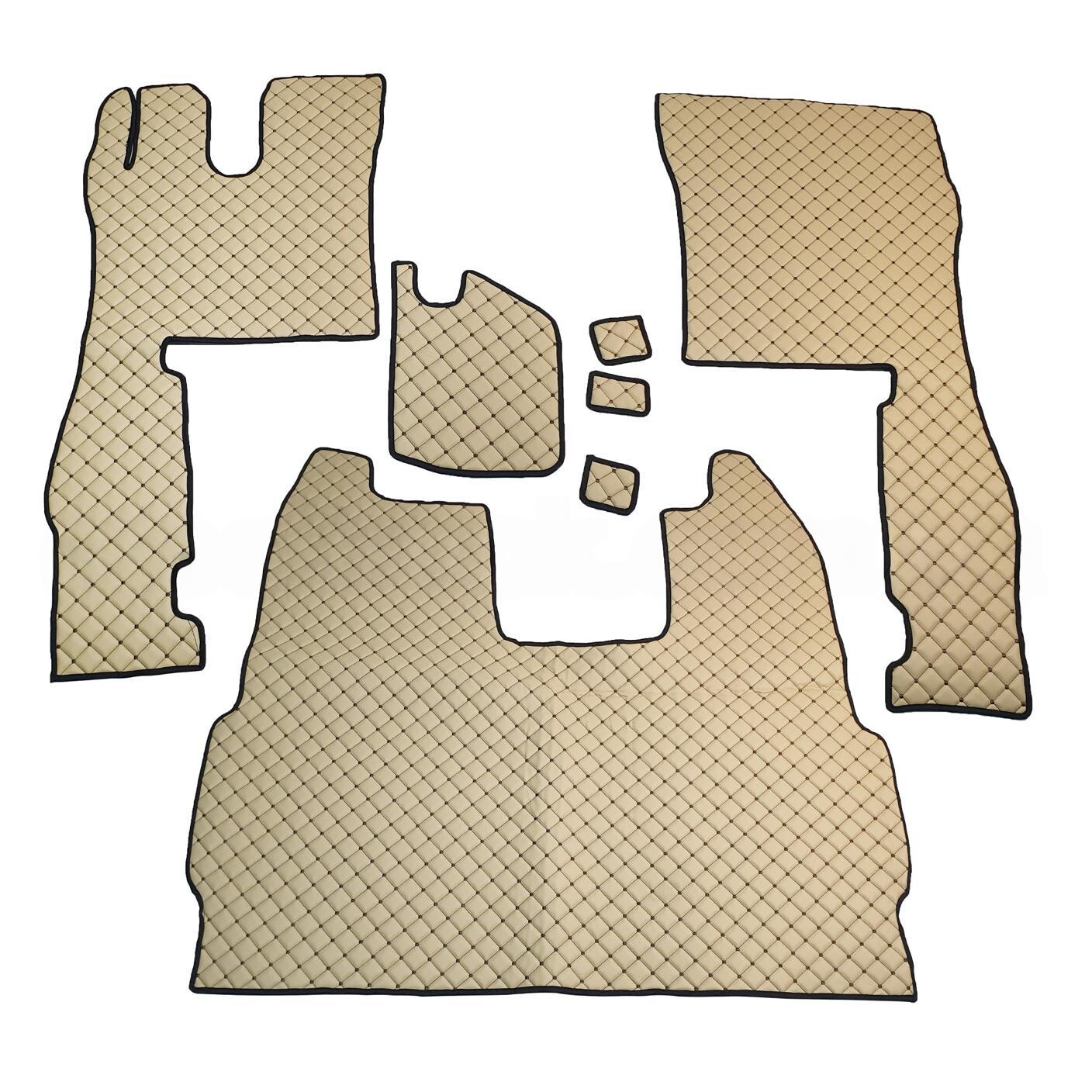 Коврик Экокожа SCANIA R c 2017; АКПП, бежевый, АСП