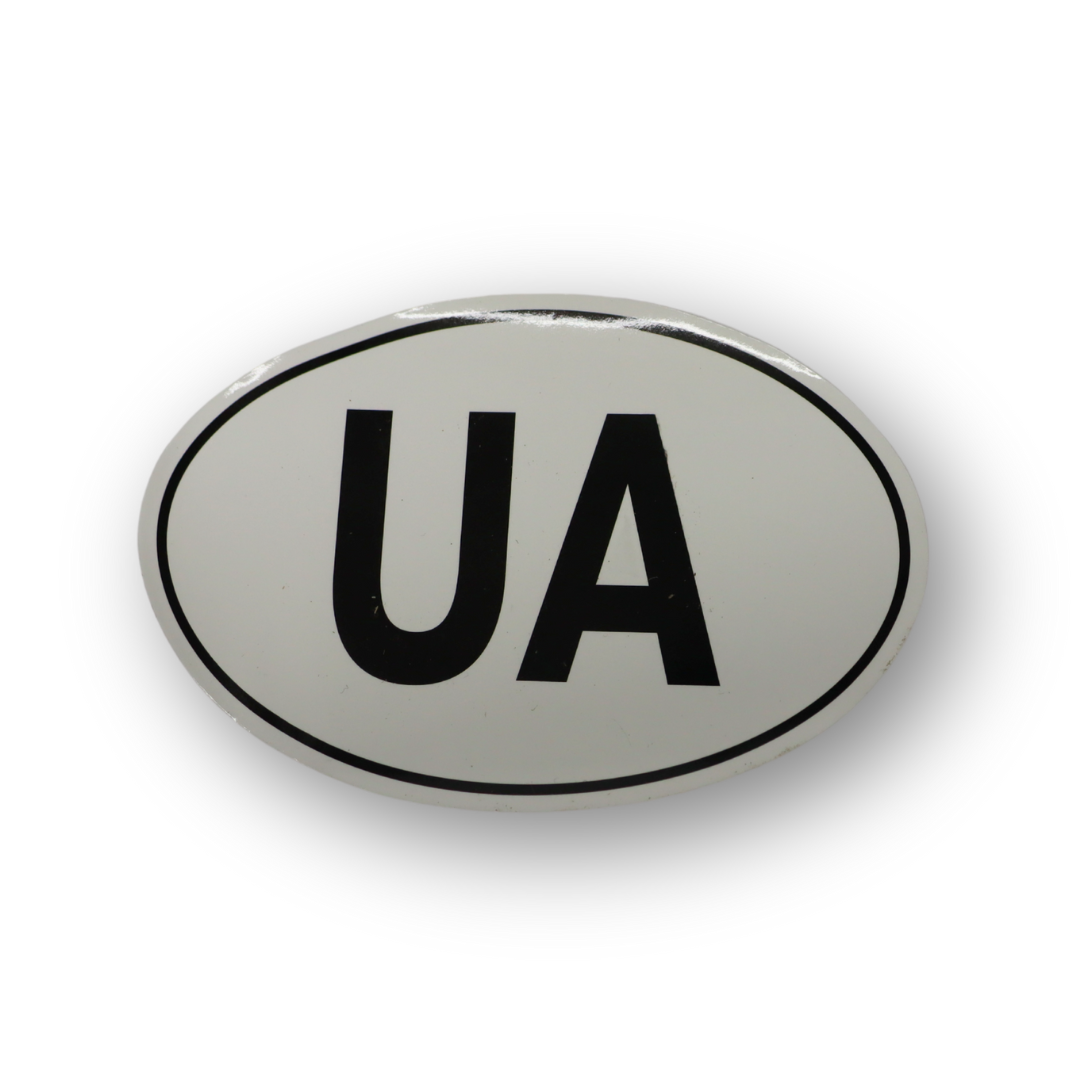 Наклейка UA малая 14 см Наклейка UA малая 14 см