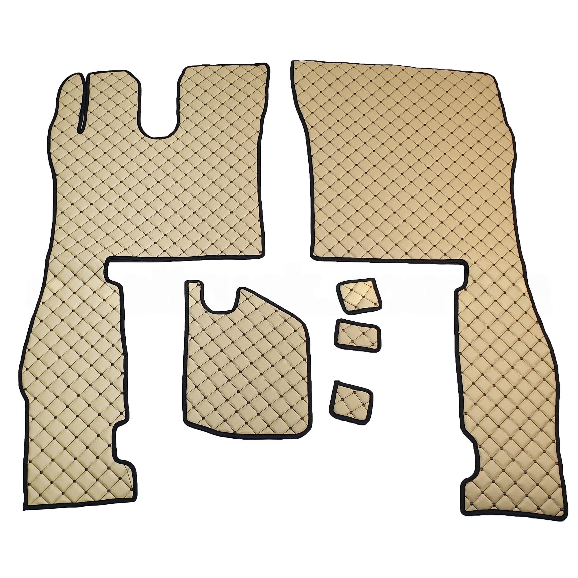 Коврик Экокожа SCANIA R c 2017; АКПП, бежевый, АСП