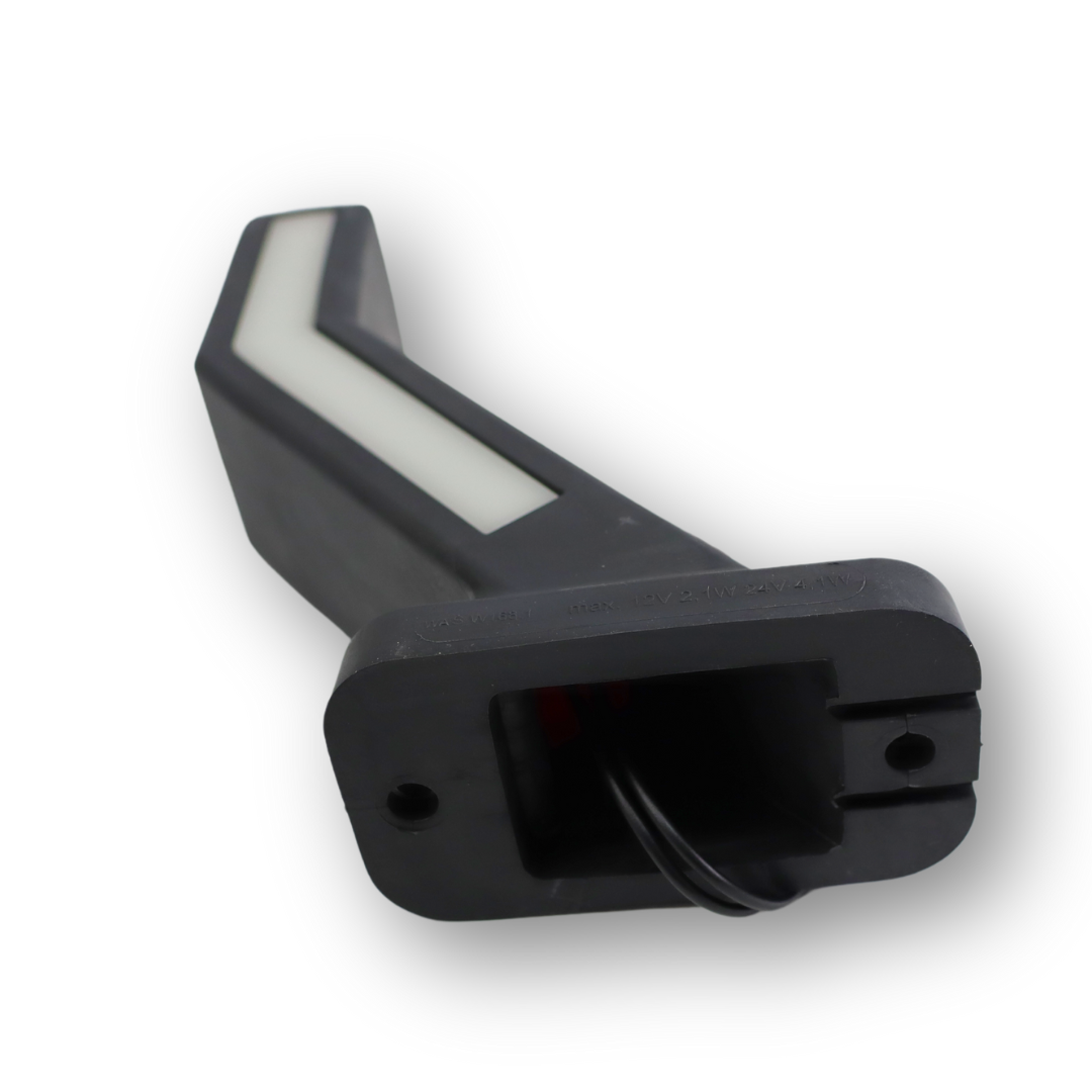 Фонарь габаритный рог LED 12-24 V трехцветный 19см \WAS\ лев. Фонарь габаритный рог LED 12-24 V трехцветный 19см \WAS\ лев.