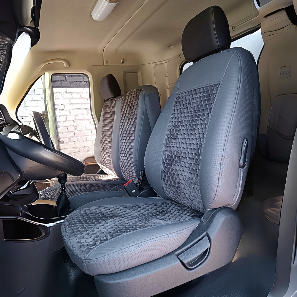 Чехол на сиденья Hyundai Mighty серый