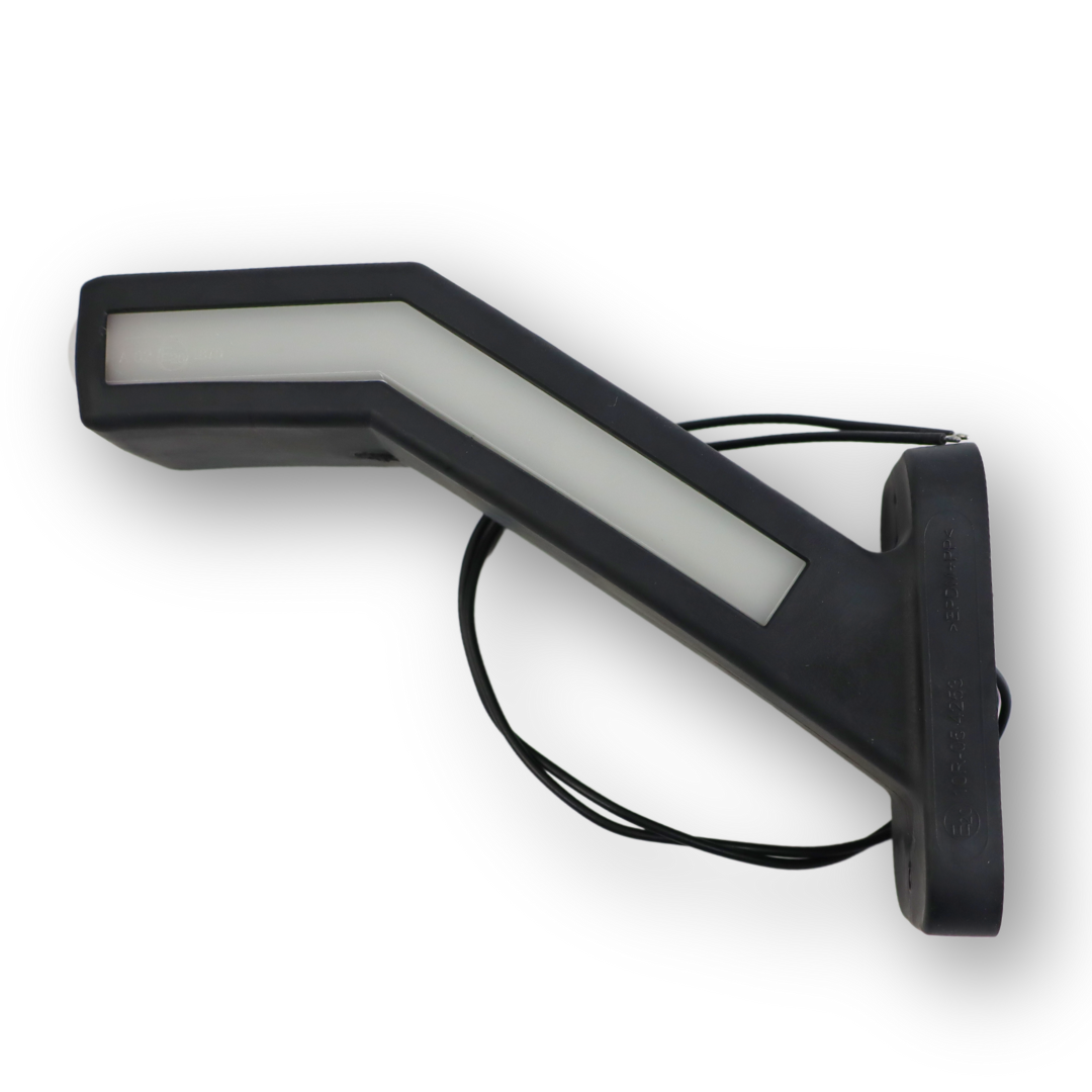 Фонарь габаритный рог LED 12-24 V трехцветный 19см \WAS\ прав. Фонарь габаритный рог LED 12-24 V трехцветный 19см \WAS\ прав.