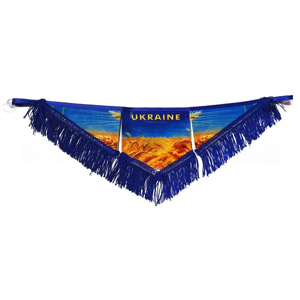 Вымпел треугольный фигурный Украина