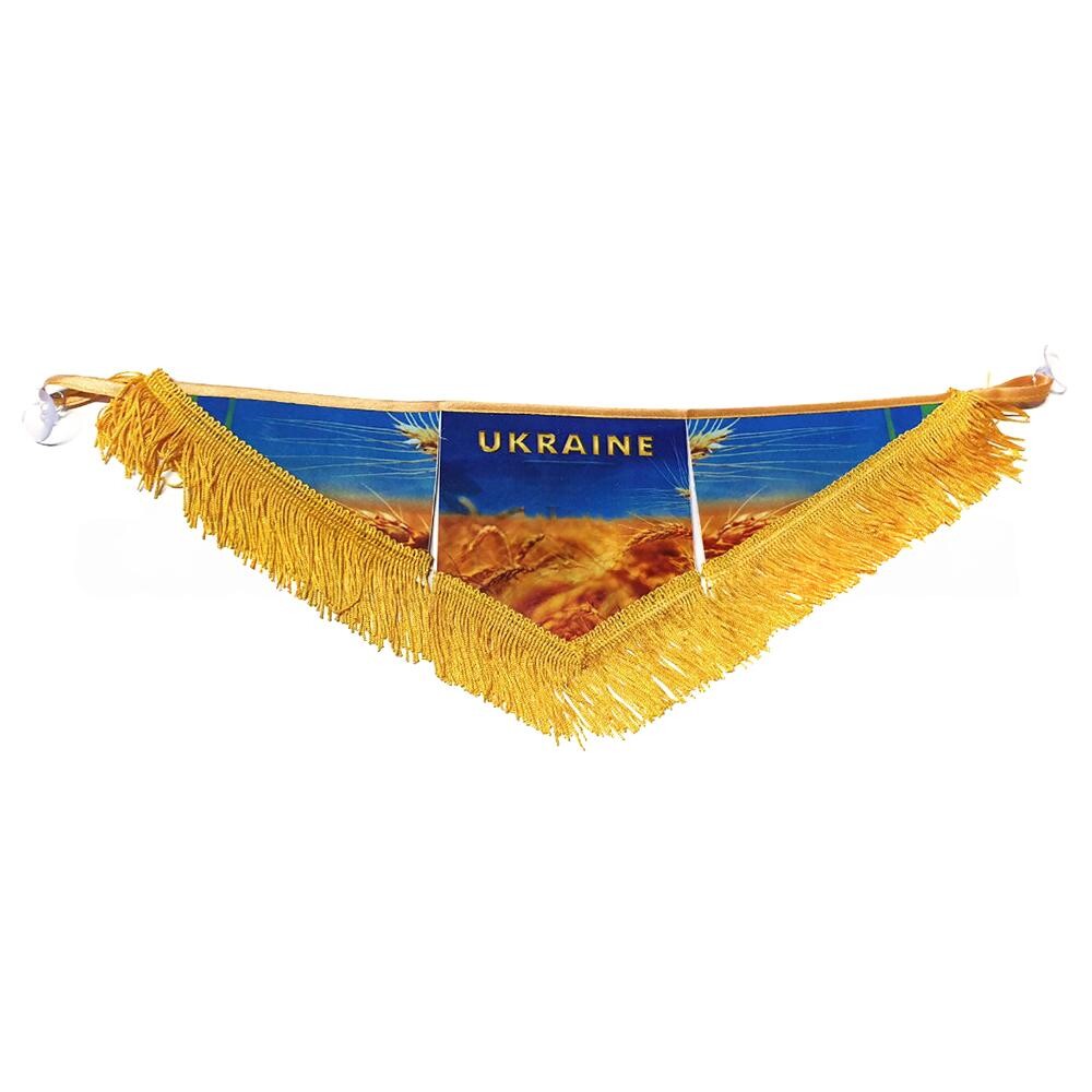 Вымпел треугольный фигурный Украина
