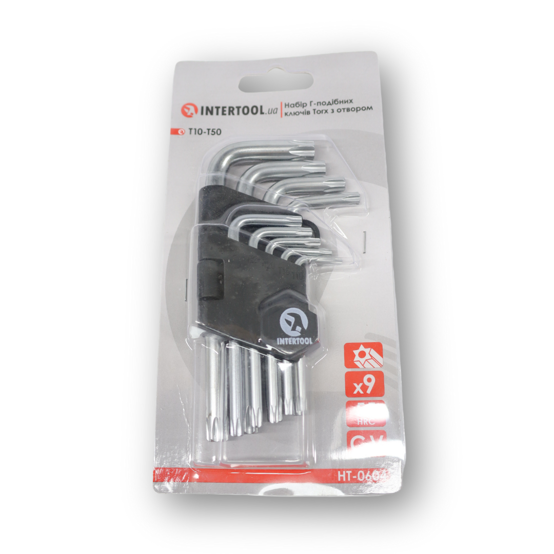 Набор Г-образных ключей звездочки (9шт.)