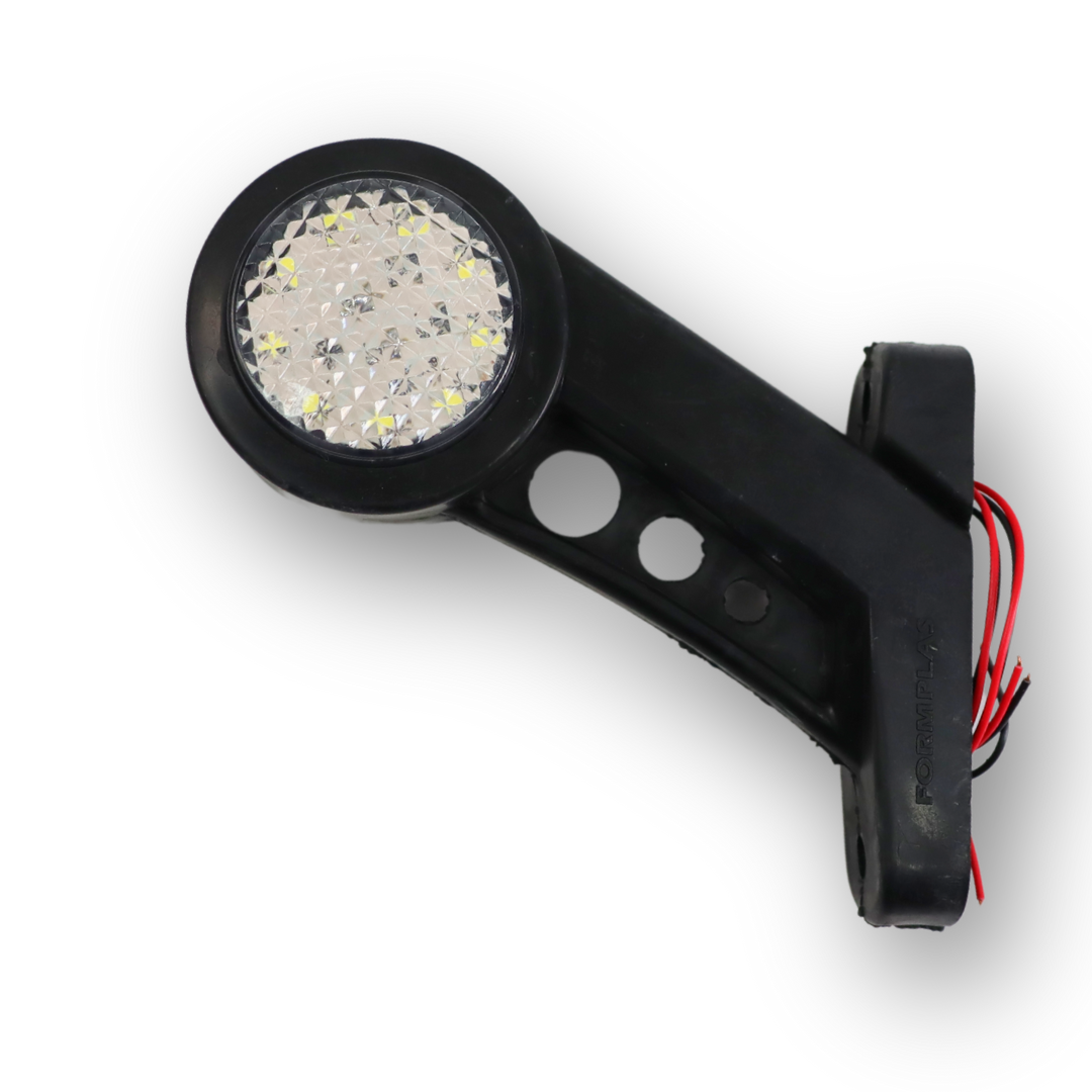 Фонарь габаритный рог LED кривой 13 см