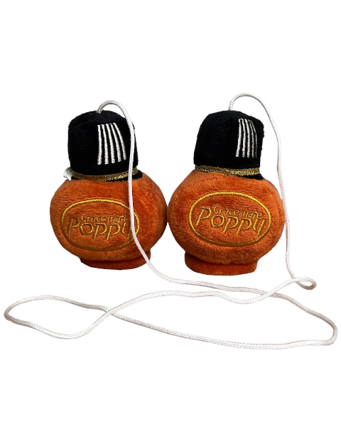 Плюшевая игрушка на шнуре Poppy коричневая 8 см Плюшевая игрушка на шнуре Poppy коричневая 8 см