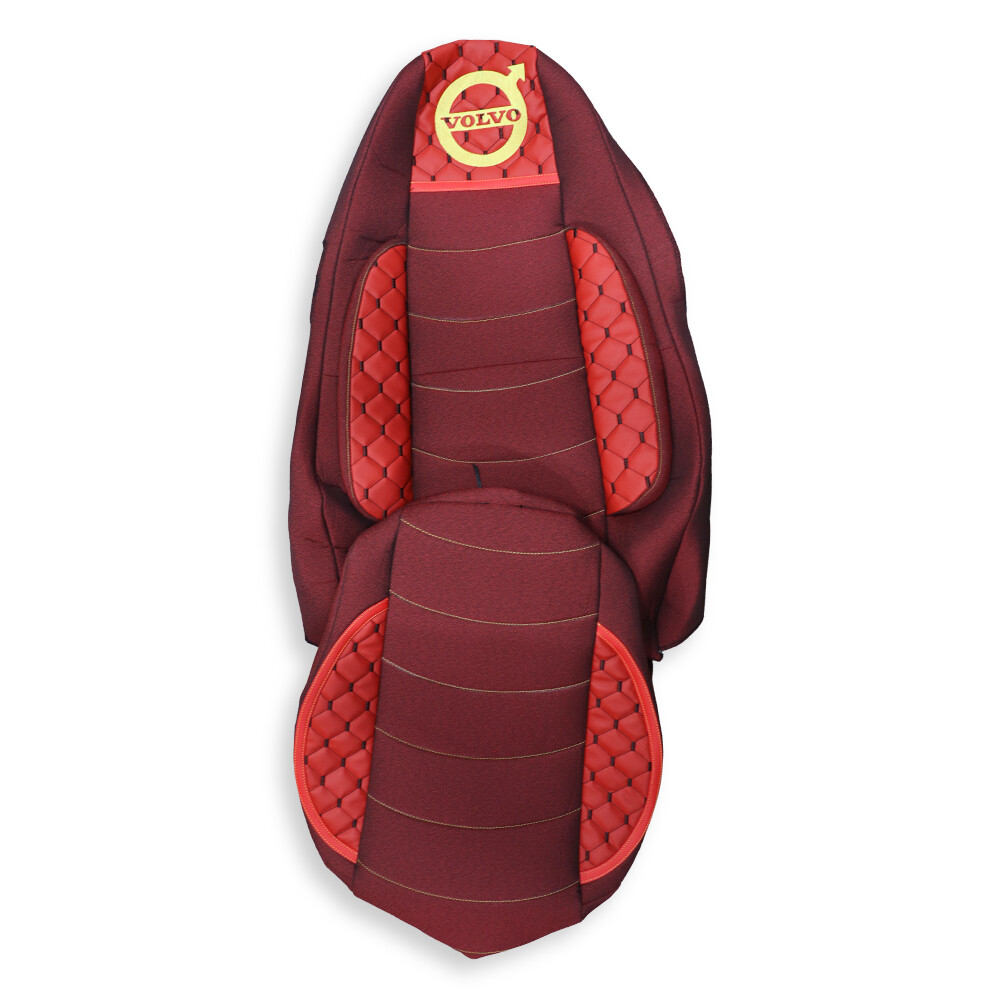 Чохол на сидіння KILIFI VOLVO FH FM (2002-2013), 2 ремні, червоний