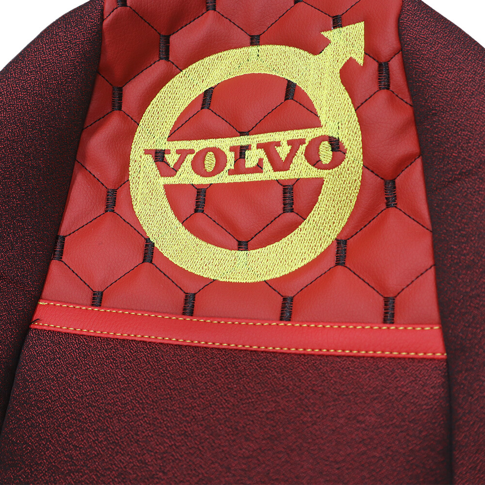 Чохол на сидіння KILIFI VOLVO FH FM (2002-2013), 2 ремні, червоний