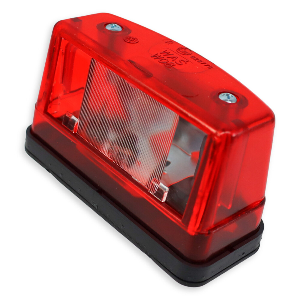 Підсвічування номера 12V \ 24V червоне (лампа) \ WAS \