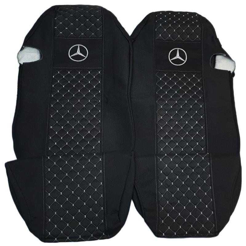 Чохол на сидіння Екошкіра MERCEDES ATEGO вод.пілот з ременем-пас пілот чорний Чохол на сидіння Екошкіра MERCEDES ATEGO вод.пілот з ременем-пас пілот чорний