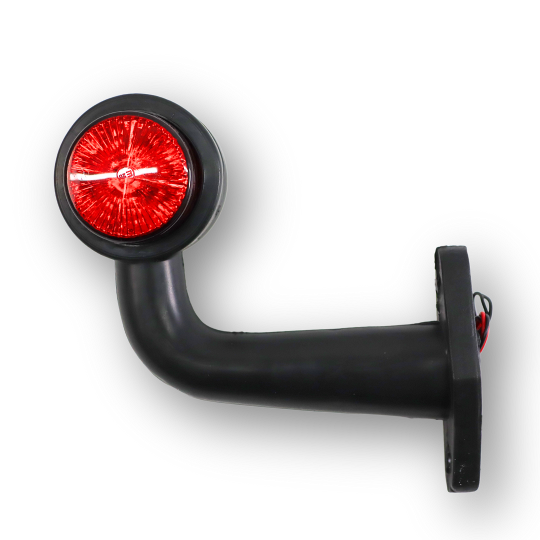 Фонарь габаритный рог LED кривой 16 см \F.PLAS\ Фонарь габаритный рог LED кривой 16 см \F.PLAS\