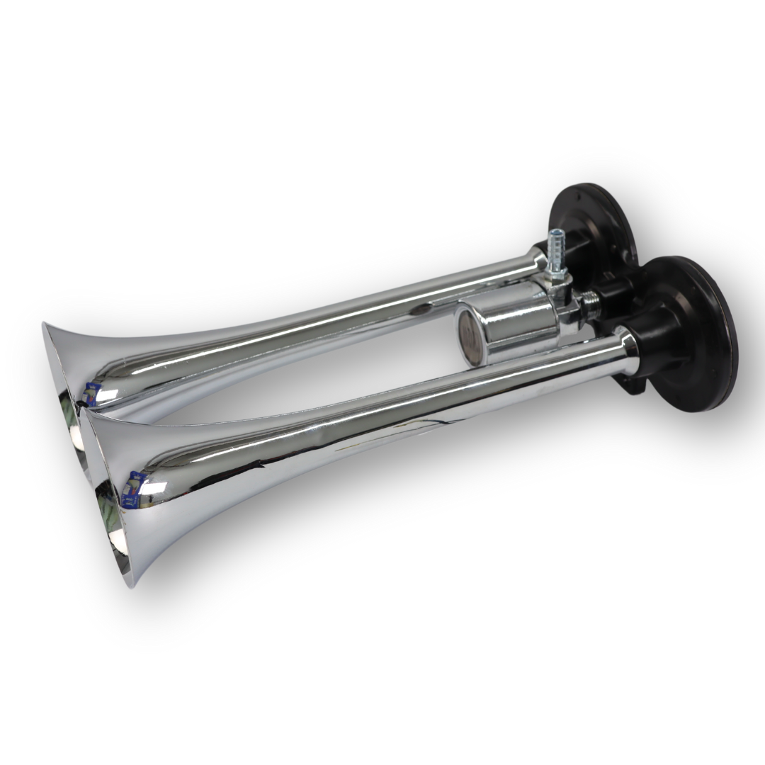 Сигнал хром 2 дудки 24V \300mm\