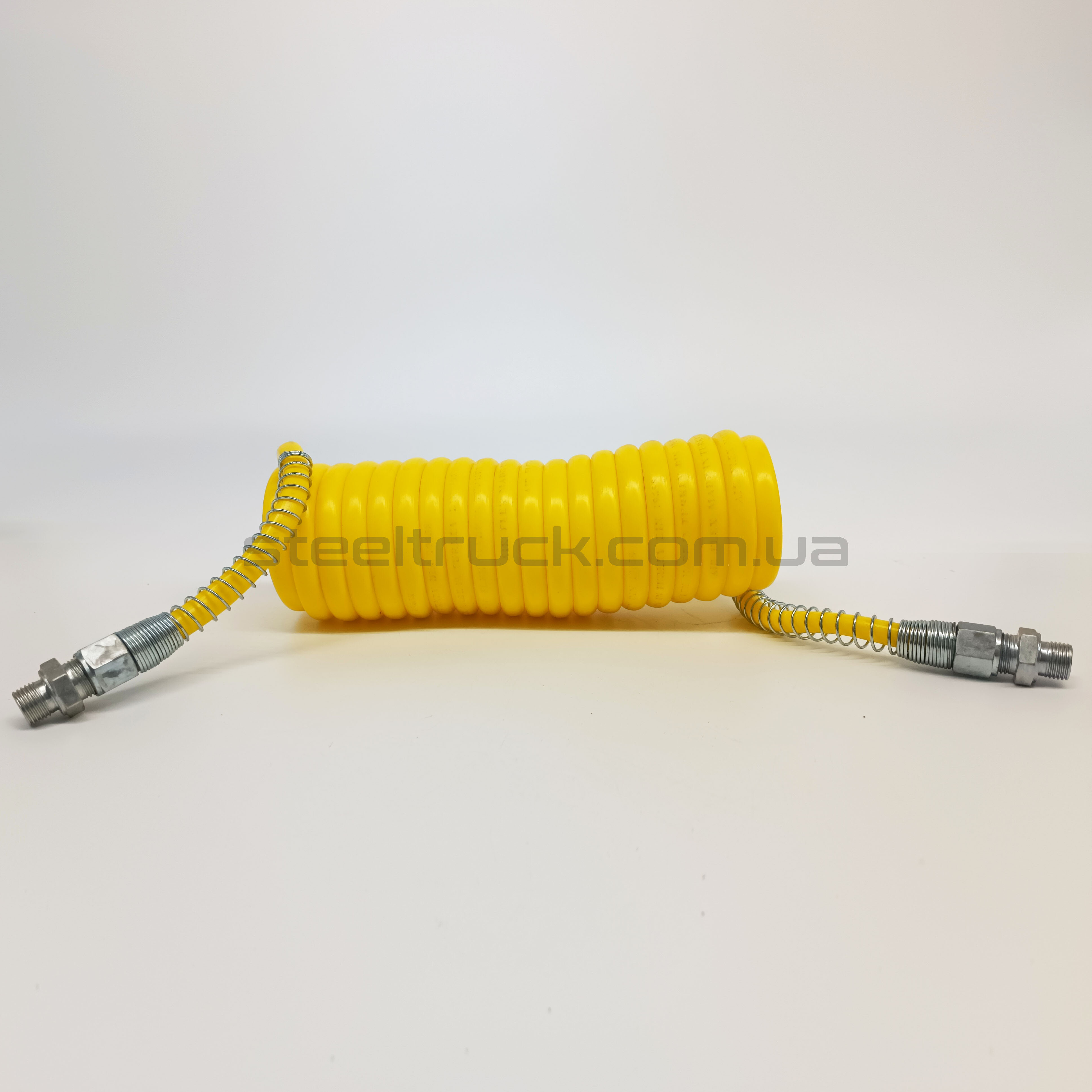 Шланг воздуха 5м М16х1,5 ЧЁРНЫЙ желтый наконечник