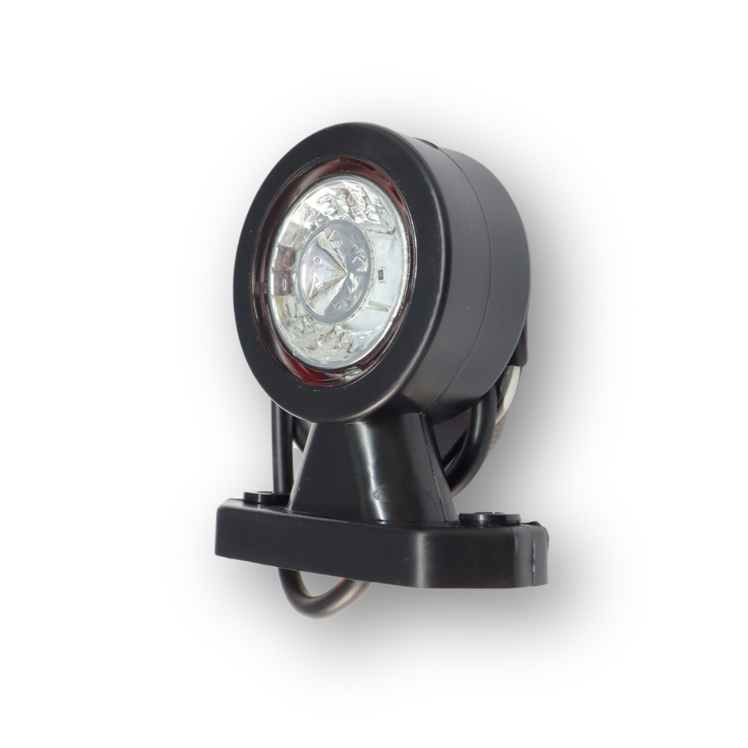 Ліхтар габаритний ріг LED 12-24 V прямий 9 см